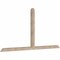 Ekena Millwork Portland Smooth Timber Gable Bracket, Douglas Fir, 96"W x 48"H x 3 1/2"D x 3 1/2"F, 12/12 Pitch GBW096X48X0404POR00SDF - alternate 3